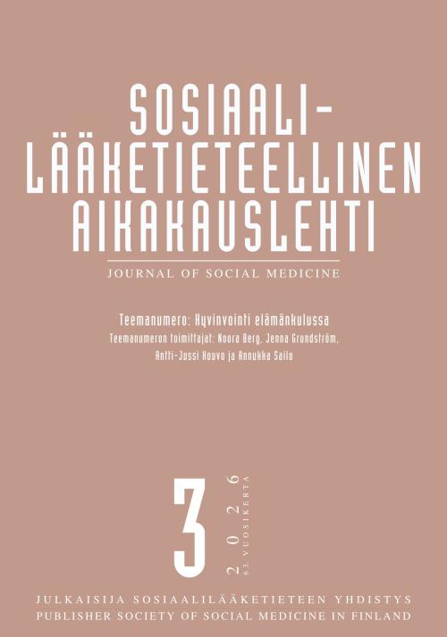 Sosiaalilääketieteellinen aikakauslehti 3/2026