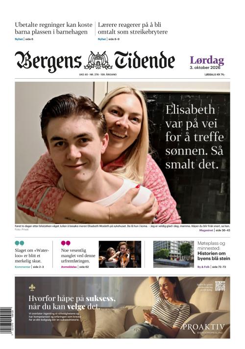 Bergens Tidende 3.10.2026