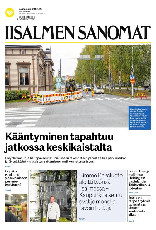 Iisalmen Sanomat 3.10.2026