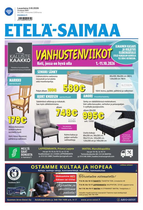 Etelä-Saimaa 3.10.2026