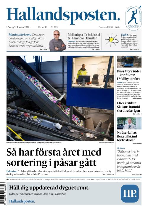 Hallandsposten 3.10.2026