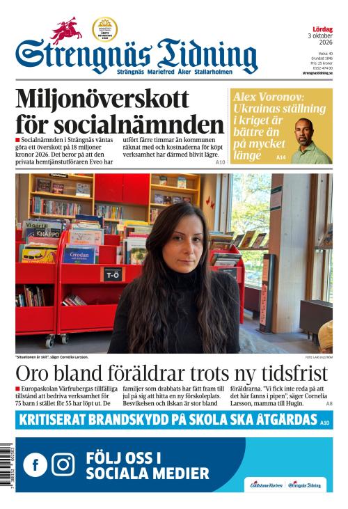 Strengnäs Tidning 3.10.2026