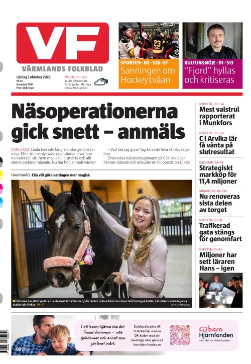 Värmlands Folkblad 3.10.2026
