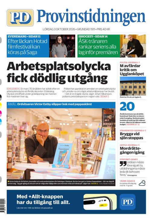 Provinstidningen Dalsland 3.10.2026