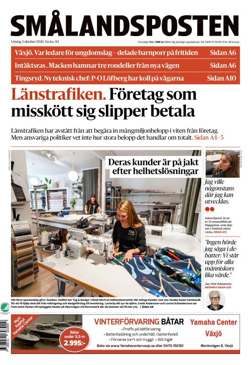 Smålandsposten 3.10.2026