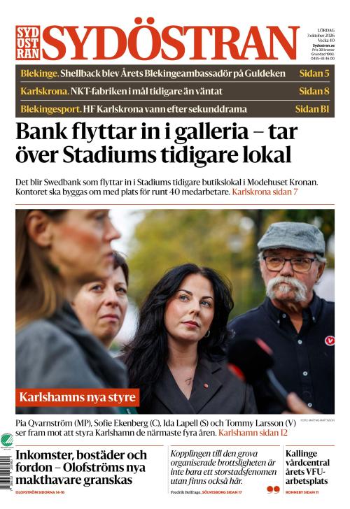 Sydöstran 3.10.2026