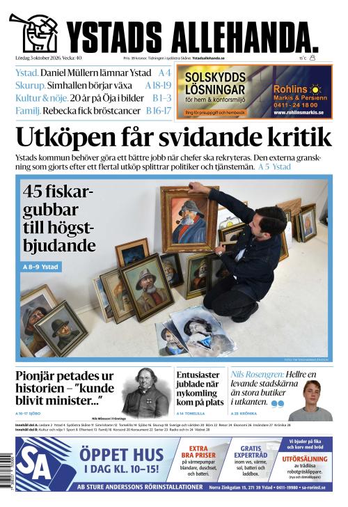 Ystads Allehanda 3.10.2026