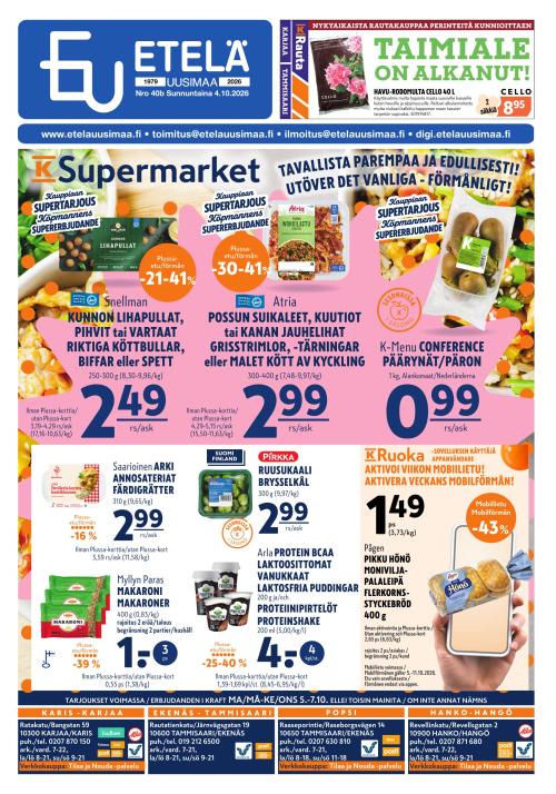 Etelä-Uusimaa 4.10.2026