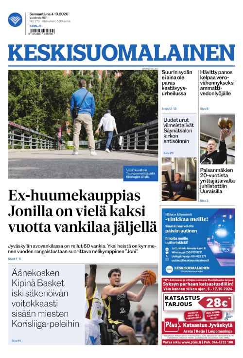 Keskisuomalainen 4.10.2026
