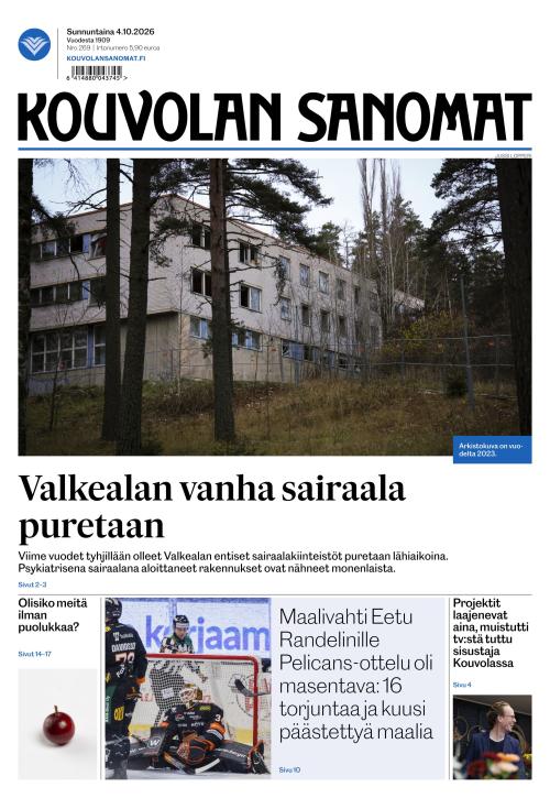Kouvolan Sanomat 4.10.2026
