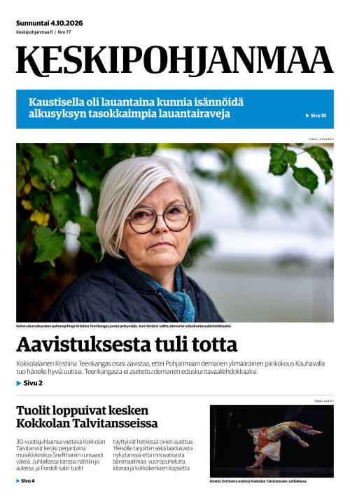 Keskipohjanmaa 4.10.2026