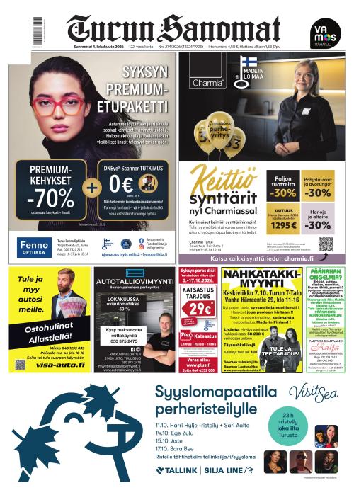 Turun Sanomat 4.10.2026