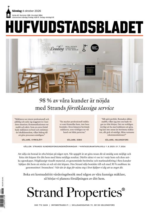 Hufvudstadsbladet 4.10.2026