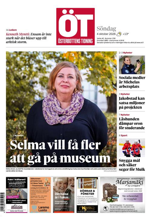 Österbottens Tidning 4.10.2026