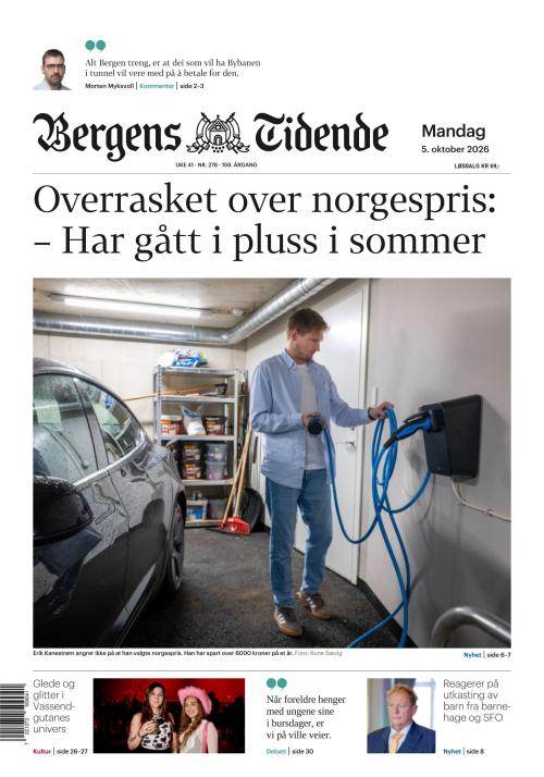 Bergens Tidende 5.10.2026
