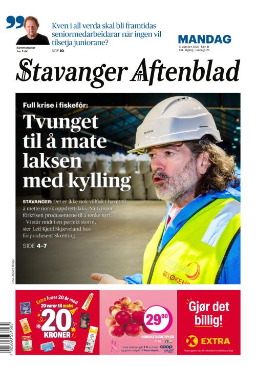 Stavanger Aftenblad 5.10.2026
