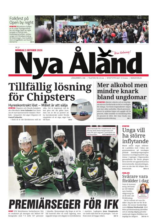 Nya Åland 5.10.2026