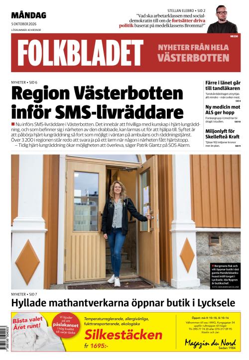 Folkbladet (Västerbotten) 5.10.2026