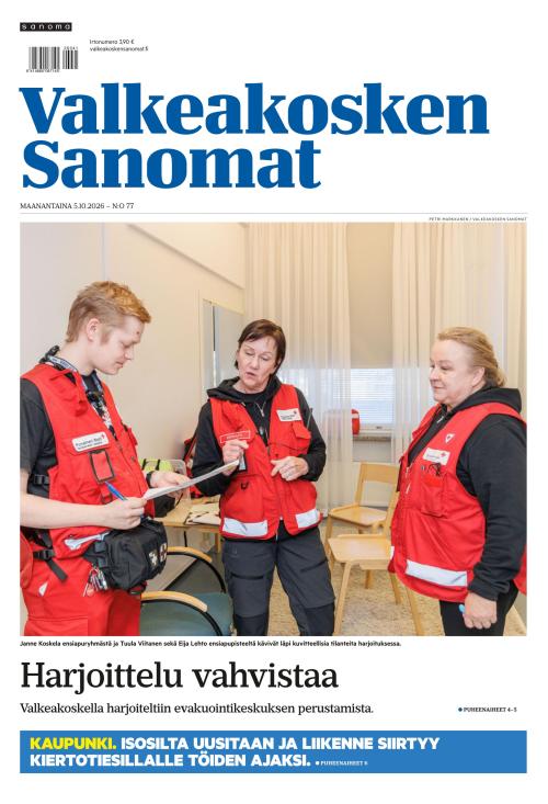 Valkeakosken Sanomat 5.10.2026
