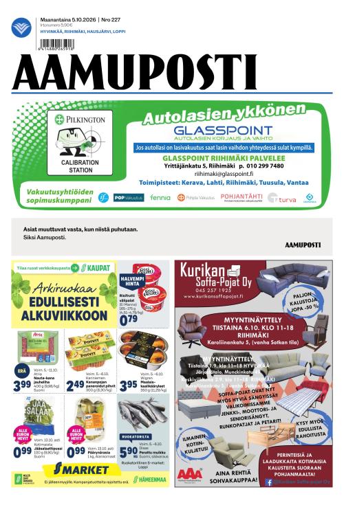 Aamuposti 5.10.2026