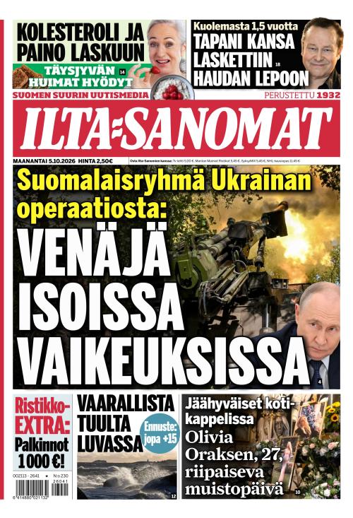 Ilta-Sanomat 5.10.2026