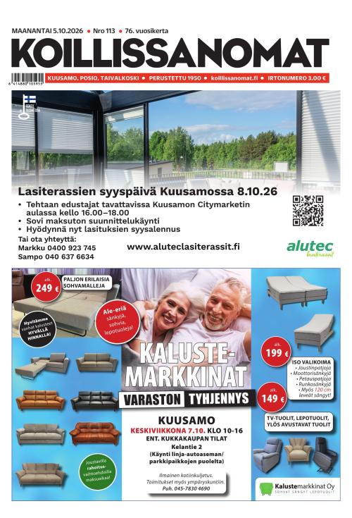 Koillissanomat 5.10.2026