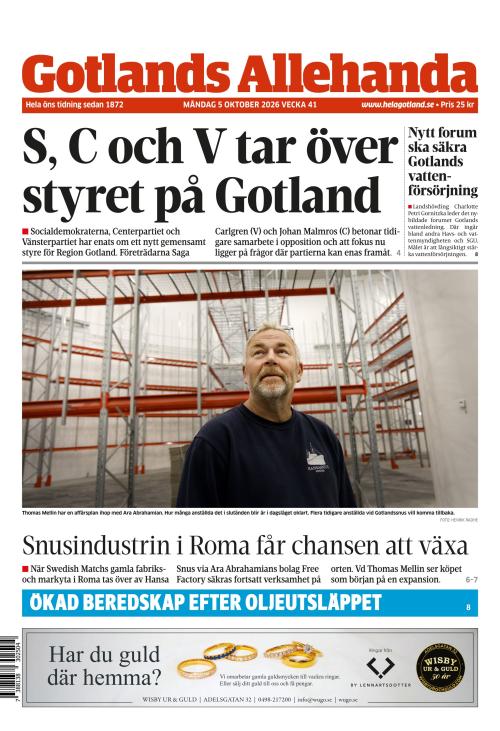 Gotlands Allehanda 5.10.2026