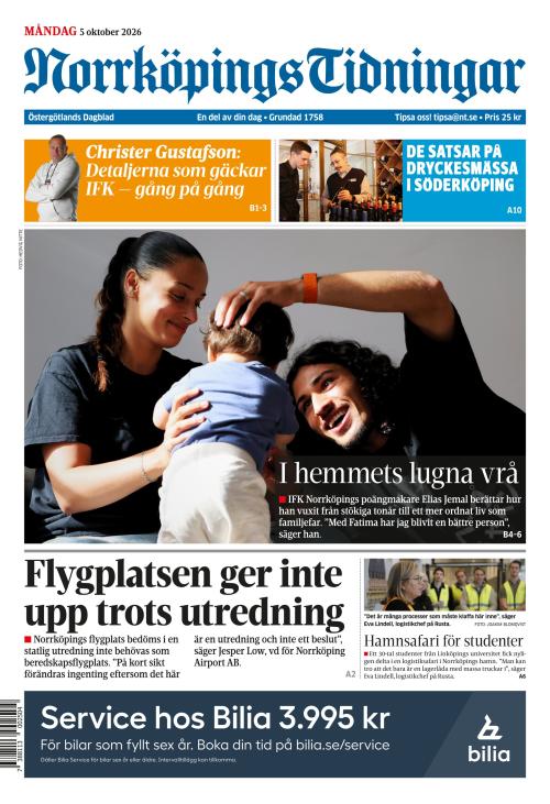Norrköpings Tidningar 5.10.2026