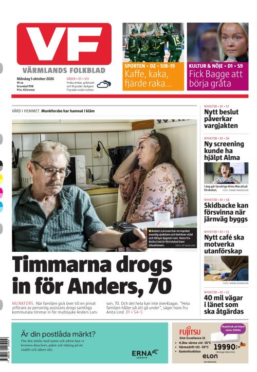 Värmlands Folkblad 5.10.2026