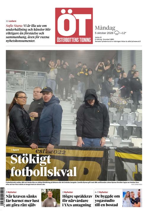 Österbottens Tidning 5.10.2026