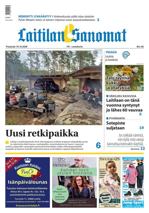 Laitilan Sanomat 16.10.2026