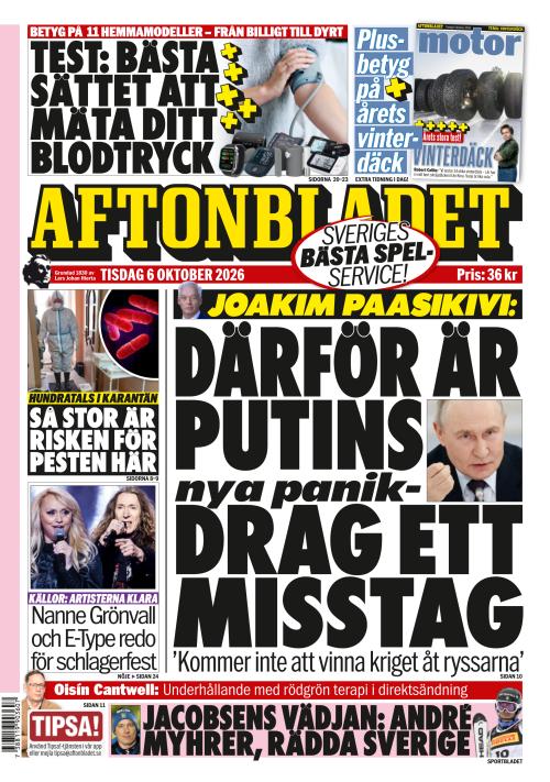 Aftonbladet 6.10.2026