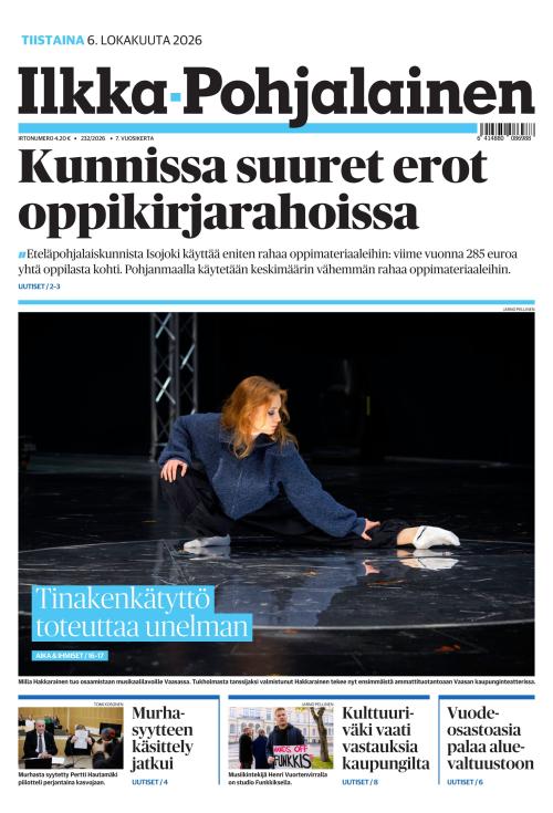 Ilkka-Pohjalainen 6.10.2026