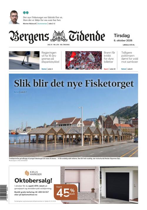 Bergens Tidende 6.10.2026