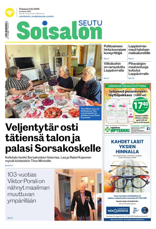 Soisalon Seutu 6.10.2026