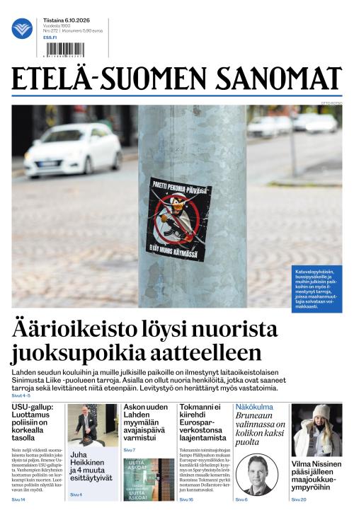 Etelä-Suomen Sanomat 6.10.2026