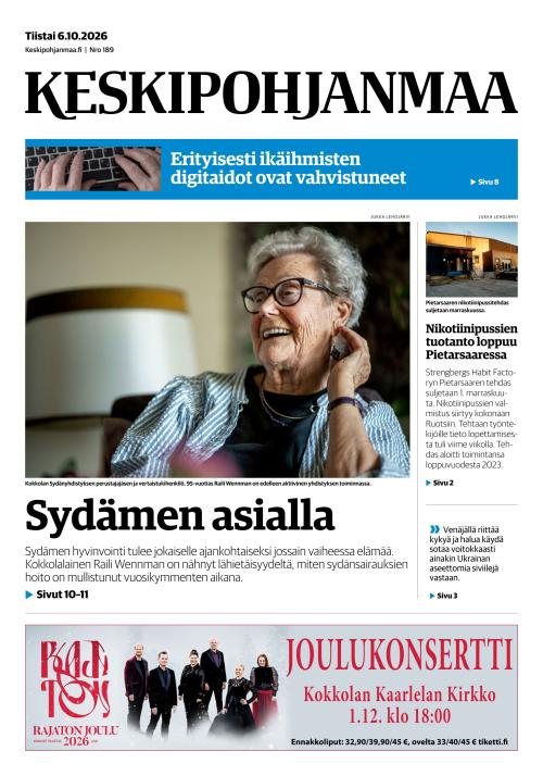 Keskipohjanmaa 6.10.2026