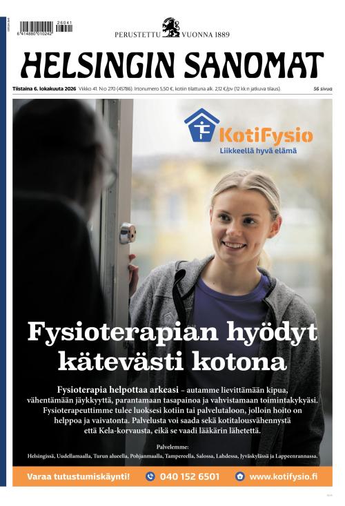 Helsingin Sanomat 6.10.2026