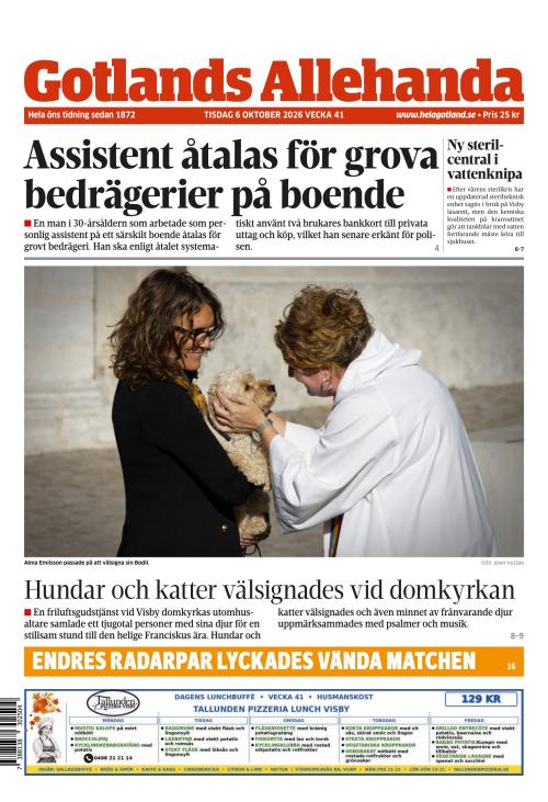 Gotlands Allehanda 6.10.2026