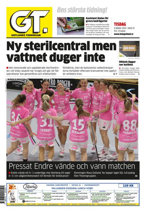 Gotlands Tidningar 6.10.2026