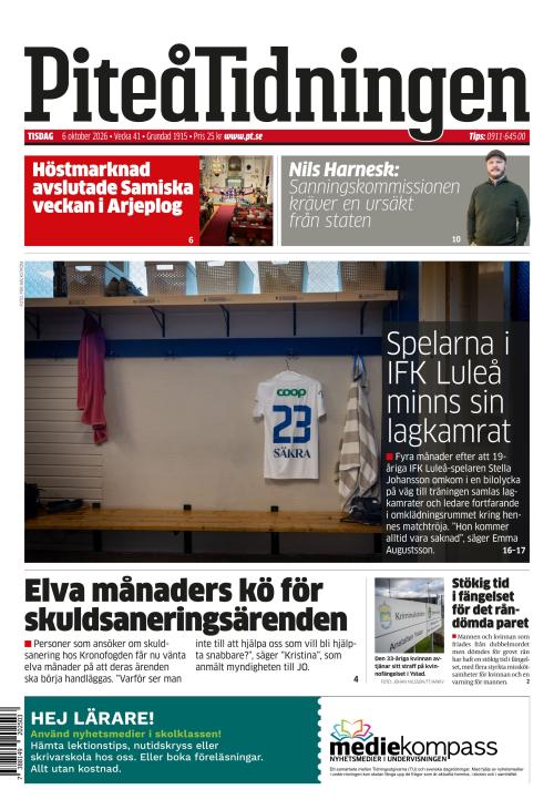 Piteå-Tidningen 6.10.2026