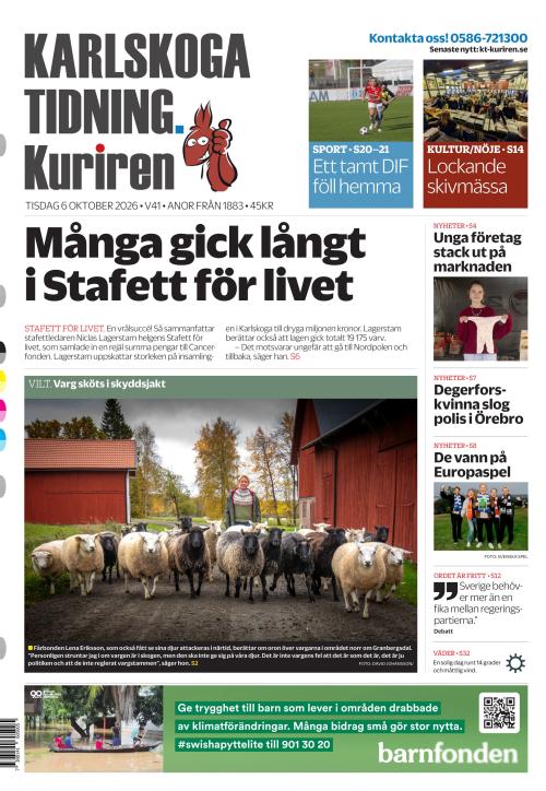 Karlskoga Tidning-Kuriren 6.10.2026
