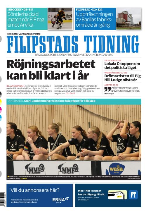 Filipstads Tidning 6.10.2026