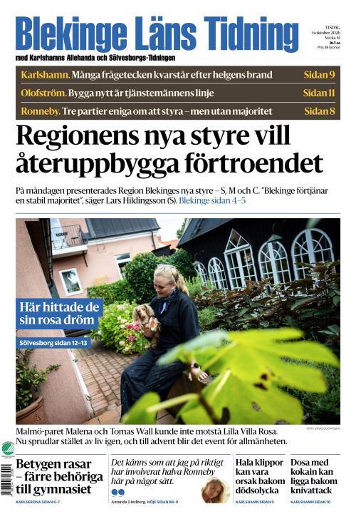 Blekinge Läns Tidning 6.10.2026