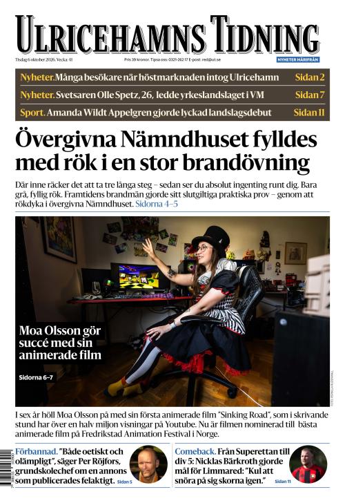 Ulricehamns Tidning 6.10.2026