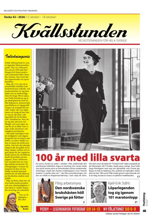 Kvällsstunden 42/2026