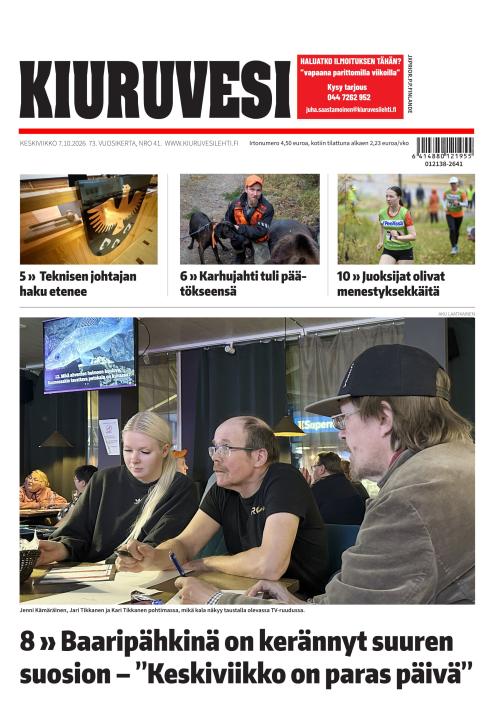 Kiuruvesi-lehti 7.10.2026