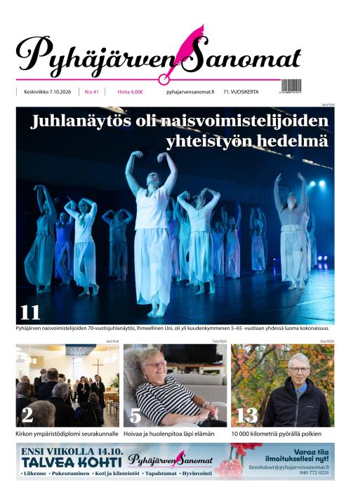 Pyhäjärven Sanomat 7.10.2026