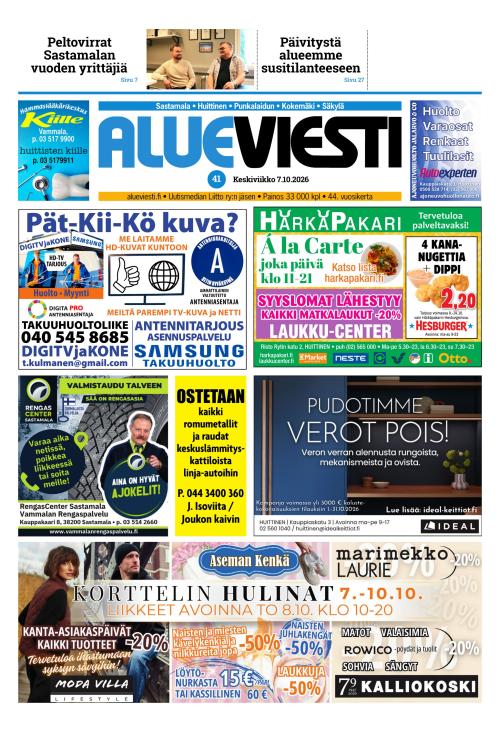 Alueviesti 7.10.2026