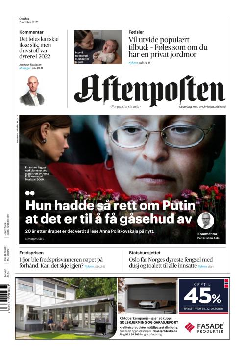 Aftenposten 7.10.2026